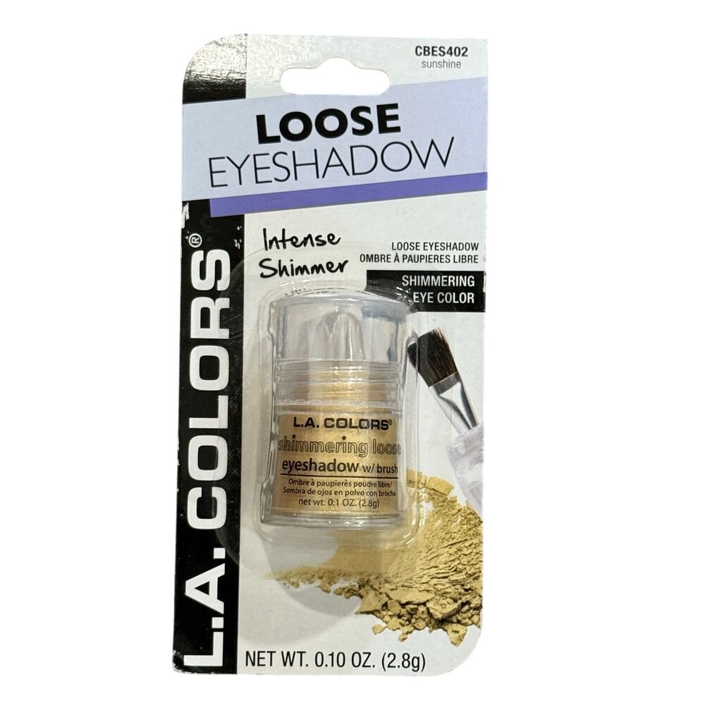 LA Colors Shimmering Loose Eyeshadow Sunshine .10oz Sealed CBES402